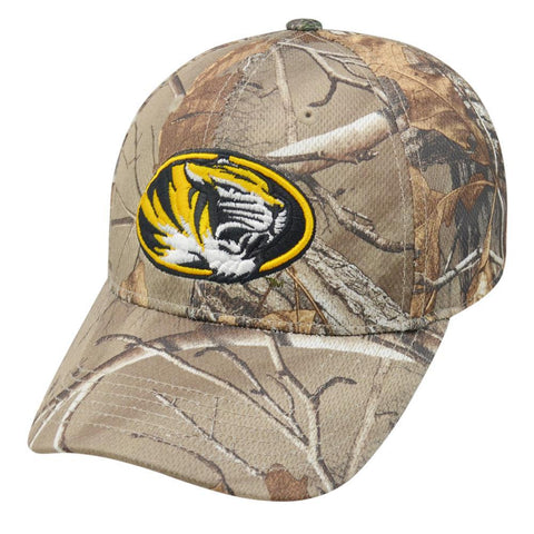 Shop Missouri Tigers TOW Camo Realtree Xtra Memory Foam Flexfit Hat Cap (M/L) - Sporting Up