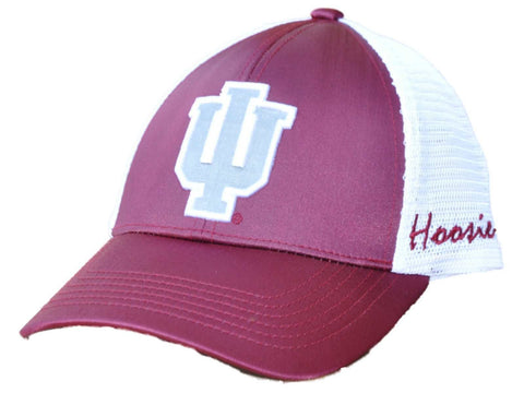 Indiana Hoosiers Tow Damen-Mütze, dunkelrot, weiß, Satina-Mesh, verstellbarer Riemen – sportlich