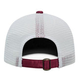 Indiana Hoosiers TOW Women Dark Red White Satina Mesh Adjustable Strap Hat Cap - Sporting Up