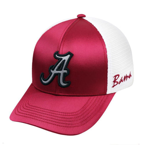 Shop Alabama Crimson Tide TOW Women Crimson White Satina Mesh Adjustable Hat Cap - Sporting Up