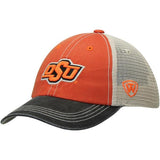 Oklahoma State Cowboys TOW YOUTH Rookie Tri-Tone Offroad Adjustable Snap Hat Cap - Sporting Up