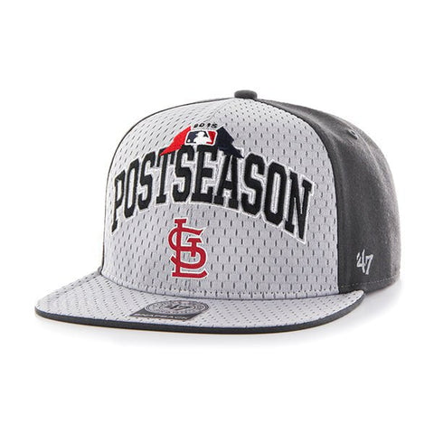 St. Louis Cardinals 47 Brand 2015 Postseason Playoffs Official On-Field Hat Cap - Sporting Up
