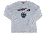 Edmonton Oilers Reebok Blue and White 2 Pack of Long/Short Sleeve T-Shirts (L) - Sporting Up