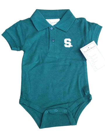 Michigan State Spartans Two Feet Ahead Infant Golf Polo One Piece Outfit - Sporting Up
