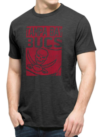 Shop Tampa Bay Buccaneers 47 Brand Charcoal Block Logo Scrum T-Shirt - Sporting Up