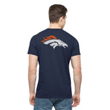 Denver Broncos 47 marca medianoche azul marino crosstown mvp camiseta de algodón suave - sporting up
