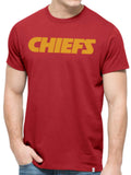 Kansas City Chiefs 47 Brand Rescue Red Crosstown MVP Soft Cotton T-Shirt - Sporting Up