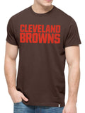 Cleveland Browns 47 Brand Brown Crosstown MVP T-Shirt aus weicher Baumwolle – sportlich