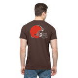 Cleveland browns 47 brand brown crosstown mvp camiseta de algodón suave - sporting up
