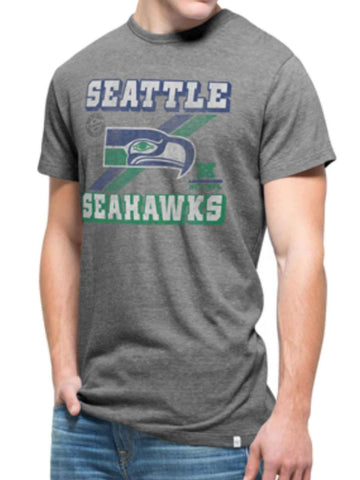 Shop Seattle Seahawks 47 Brand Gray Legacy Tri-State Vintage Triblend T-Shirt - Sporting Up