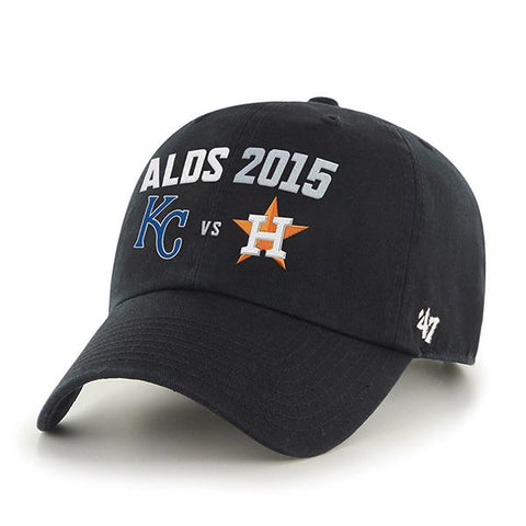 Shop Kansas City Royals Houston Astros 47 Brand 2015 Postseason ALDS Adjust Hat Cap - Sporting Up