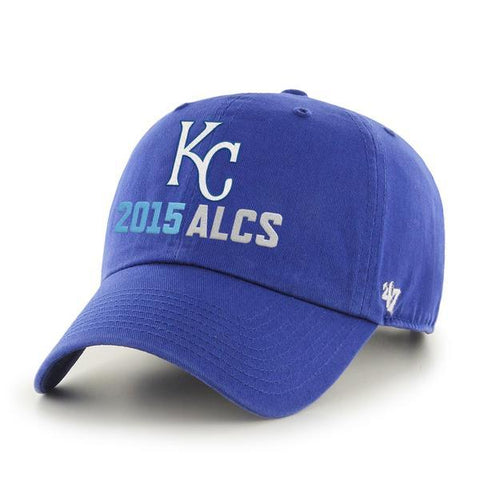 Kansas city royals 47 märke 2015 mlb postseason alcs justerbar relax hattmössa - sportig upp