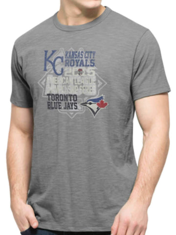 Kansas city royals toronto blue jays 47 märke 2015 alcs postseason t-shirt - sportig upp