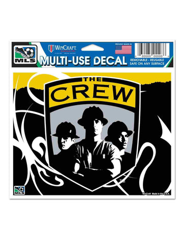 Shop Columbus Crew SC WinCraft Yellow Black 5" x 6" Removable/Reusable Ultra Decal - Sporting Up