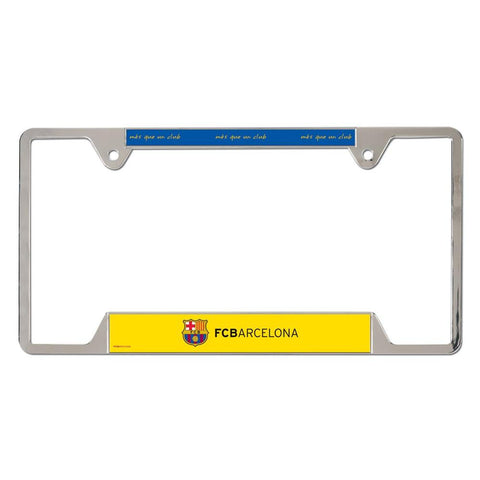 Shop FC Barcelona WinCraft Yellow 6" x 12" MLS Chrome License Plate Frame - Sporting Up
