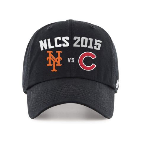 Shop New York Mets Chicago Cubs 47 Brand 2015 MLB Postseason NLCS Relax Hat Cap - Sporting Up