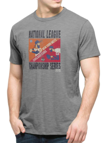 Chicago Cubs New York Mets 47 Brand 2015 NLCs Postseason-Spieler-T-Shirt – sportlich