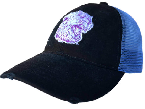 Shop Northwestern Wildcats Retro Brand Black Worn Mesh Adjustable Snapback  Hat Cap - Sporting Up