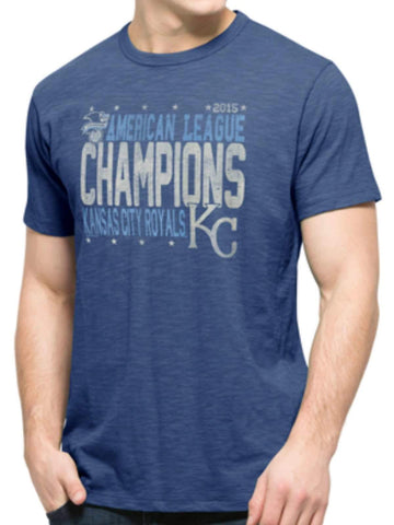 Camiseta scrum de campeones de la liga americana 2015 marca Kansas City Royals 47 - sporting up