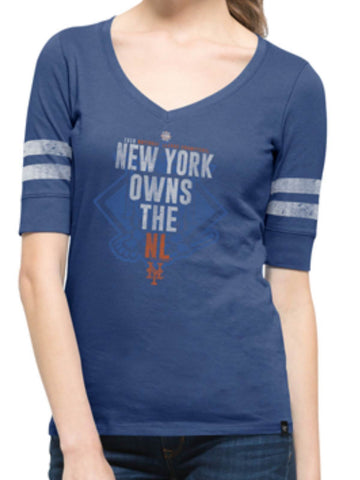 New York Mets 47 Brand Women Campeona de la Liga Nacional 2015 posee la camiseta de la Liga Nacional - Sporting Up