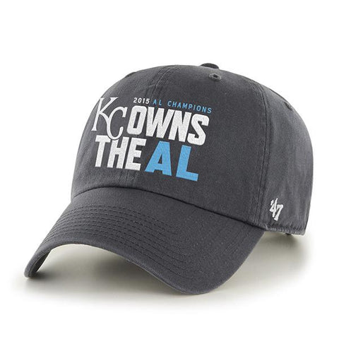 Kansas City Royals 47 Brand 2015 American League Champs "Owns the AL" Hat Cap - Sporting Up