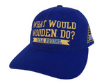 UCLA Bruins Retro Brand Blue "What Would Wooden Do?" Adjustable Hat Cap - Sporting Up