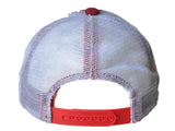 NFL Super Bowl XLIV Reebok Red Worn Vintage Mesh Adj Snapback Hat Cap - Sporting Up