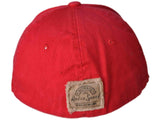 Chicago Bulls Retro Brand Red Worn Vintage Style Flexfit Hat Cap - Sporting Up