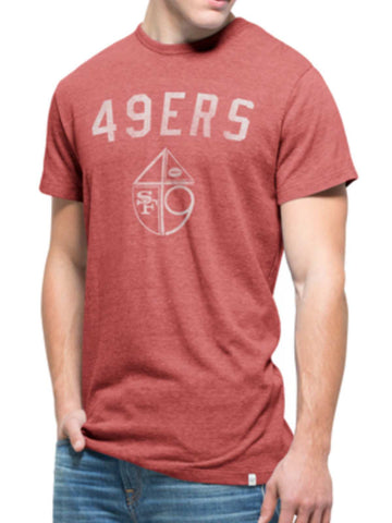 Shop San Francisco 49ers 47 Brand Red Tri-State Legacy 1965 Tri-Blend T-Shirt - Sporting Up