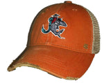 Jupiter Hammerheads Retro Brand Orange Worn Style Adj Snapback Mesh Hat Cap - Sporting Up
