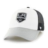 Los Angeles Kings 47 Brand Tri-Tone Privateer Closer Mesh Flexfit Slouch Hat Cap - Sporting Up