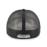 Pittsburgh Penguins 47 Brand Tri-Tone Privateer Closer Mesh Flexfit Hat Cap - Sporting Up