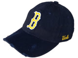 UCLA Bruins Retro Brand Navy Worn Vintage Style Flexfit Hat Cap - Sporting Up
