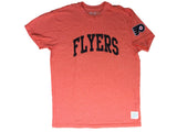 Philadelphia Flyers Retro Brand Orange Soft Vintage Short Sleeve T-Shirt - Sporting Up