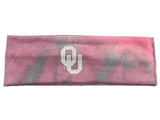 Oklahoma Sooners Top of the World Dark Red & Tie-Dye Pink 2 Pack Yoga Headbands - Sporting Up