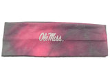 Ole Miss Rebels Top of the World, paquete de 2 cintas para la cabeza para yoga en azul marino y rosa tie-dye - Sporting Up