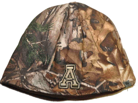 Shop Appalachian State Mountaineers TOW Camo Brown Trap 1 Reversible Beanie Hat Cap - Sporting Up