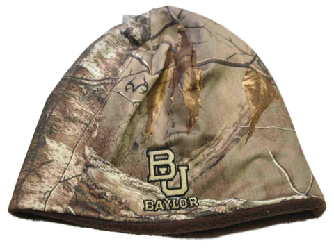 Baylor Bears TOW Camo Brown Trap 1 Reversible Knit Winter Beanie Hat Cap - Sporting Up