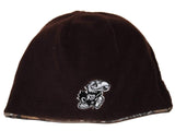 Kansas Jayhawks TOW Camo Brown Trap 1 Reversible Knit Winter Beanie Hat Cap - Sporting Up