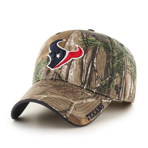 Shop Houston Texans 47 Brand Realtree Camo Frost MVP Adjustable Hat Cap - Sporting Up