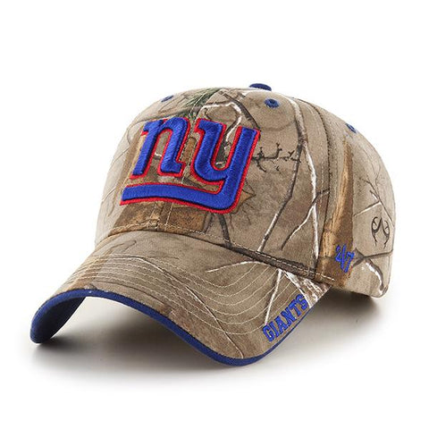 Shop New York Giants 47 Brand Realtree Camo Frost MVP Adjustable Hat Cap - Sporting Up