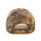 Pittsburgh Steelers 47 Brand Realtree Camo Frost MVP Adjustable Hat Cap - Sporting Up