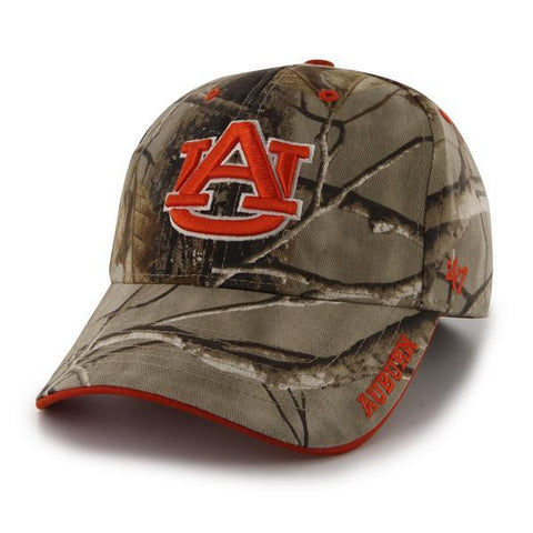Shop Auburn Tigers 47 Brand Realtree Camo Frost MVP Adjustable Hat Cap - Sporting Up