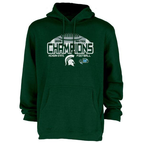 Compre sudadera con capucha para vestuario de Michigan State Spartans 2015 Big 10 Conf Champions - Sporting Up