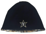 Vanderbilt Commodores TOW Realtree Max5 BLACK Seasons Reversible Beanie Hat Cap - Sporting Up