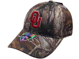 Oklahoma Sooners TOW Realtree Xtra Camo Brand 1 Antler Memory Flexfit Hat Cap - Sporting Up