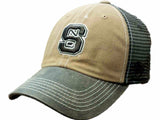 NC State Wolfpack TOW Brown Two Tone Incog Adjustable Snapback Mesh Hat Cap - Sporting Up
