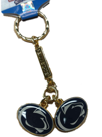 Shop Penn State Nittany Lions Jenkins Ent. Gold Double Blue Team Logo Keychain - Sporting Up