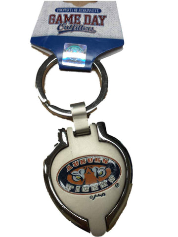 Shop Auburn Tigers Jenkins Ent. Silver Locket Picture Frame Team Logo Keychain - Sporting Up