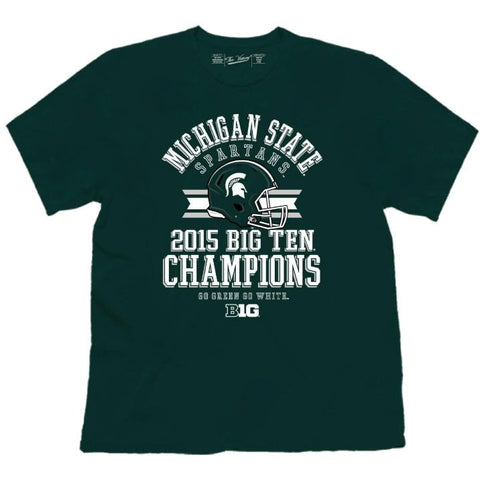 Michigan State Spartans 2015 Football Big 10 Conference Champions T-Shirt – sportlich